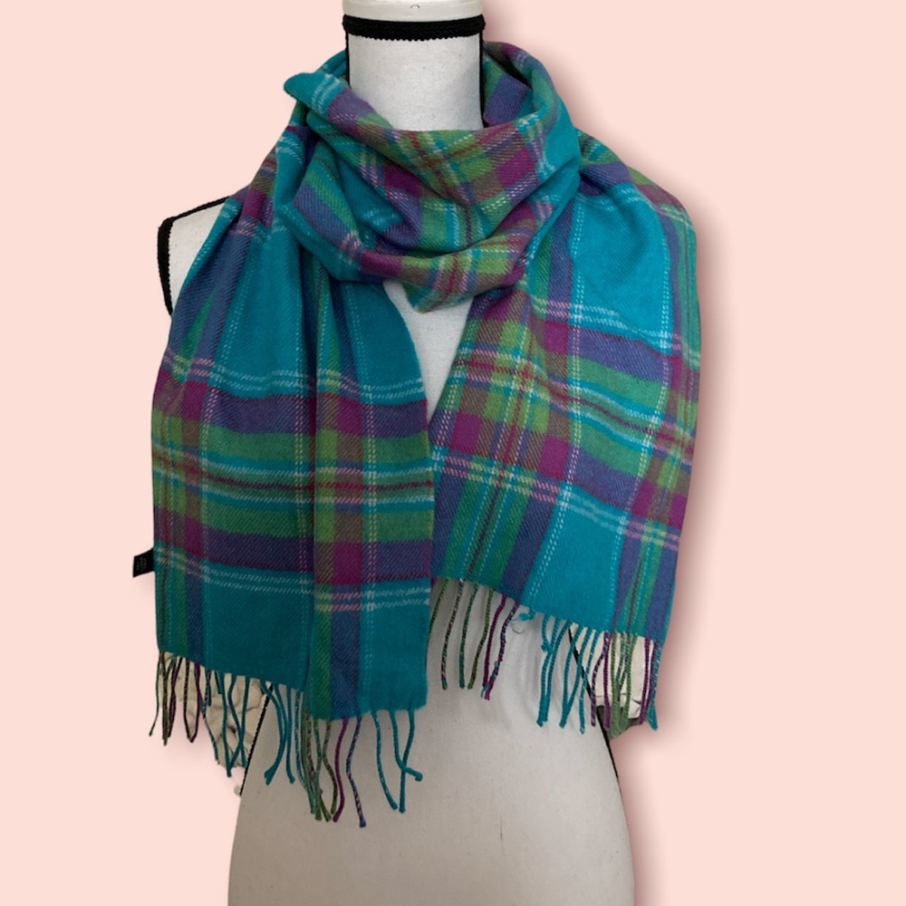 Blarney Heritage Extra Merino Wool Plaid Scarf